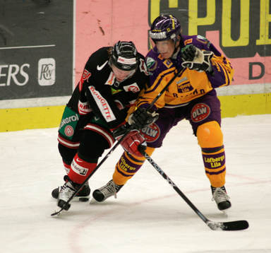 Jesper Mattsson, Färjestad och Mika Hannula, Malmö