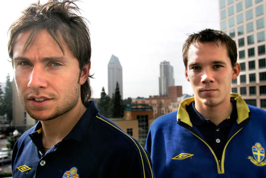 Mattias Nylund och Fredrik Lundqvist