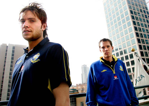 Mattias Nylund och Fredrik Lundqvist