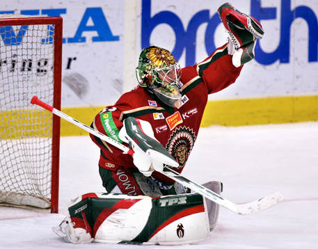 Henrik Lundqvist, målvakt Frölunda