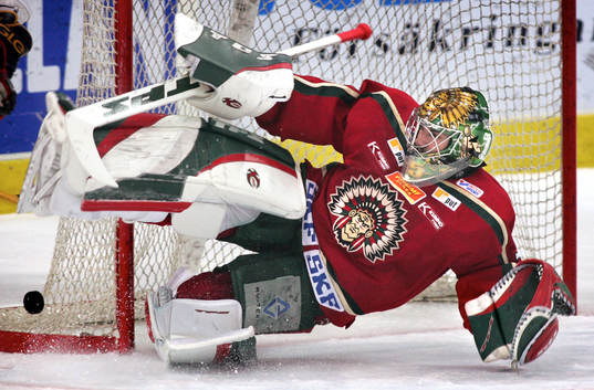 Henrik Lundqvist, målvakt Frölunda