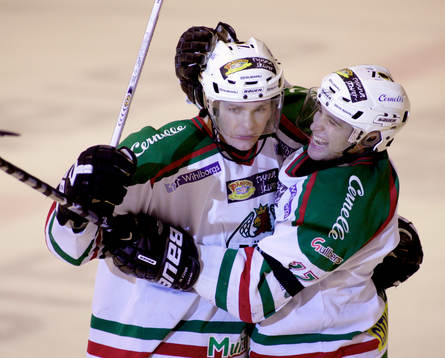 Byron Ritchie och Ryan Vesce, Rögle, jubel