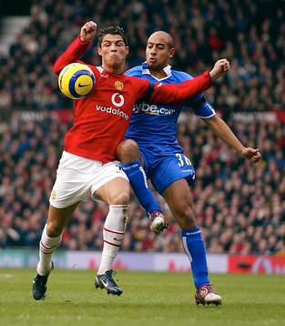 Fotboll, Premier League (Engelsk Liga), Manchester United v