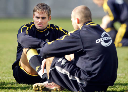 Olof Mellberg och Fredrik Ljungberg