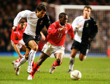 Fotboll, England - Holland