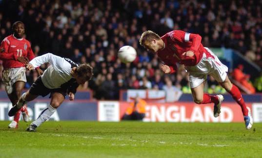 Fotboll, England - Holland