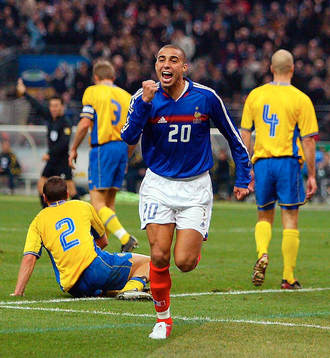 David Trezeguet, Frankrike, jubel
