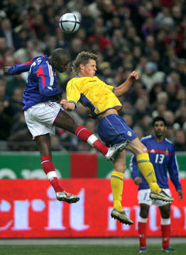 Markus Rosenberg, Sverige och William Gallas, Frankrike
