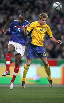 Markus Rosenberg, Sverige och William Gallas, Frankrike