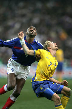 Christian Wilhelmsson, Sverige och Patrick Vieira, Frankrike