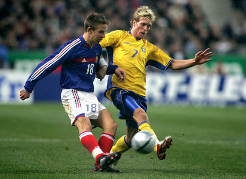 Christian Wilhelmsson, Sverige och Benoit Pedretti,