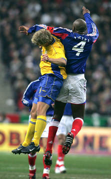 Patrick Vieira, Frankrike och Marcus Allbäck. Sverige
