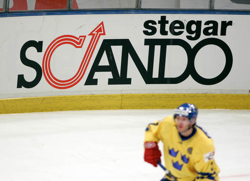 Skylt, reklam, Scando stegar