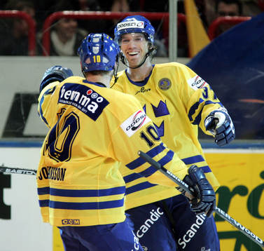 Mikael Samuelsson, Sverige, jubel