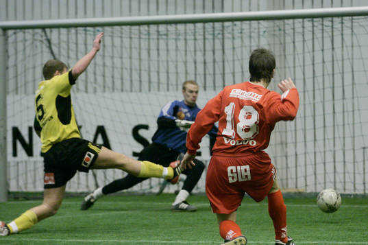 IFK Hässleholm - Skövde, Skövde gör ett av målen,