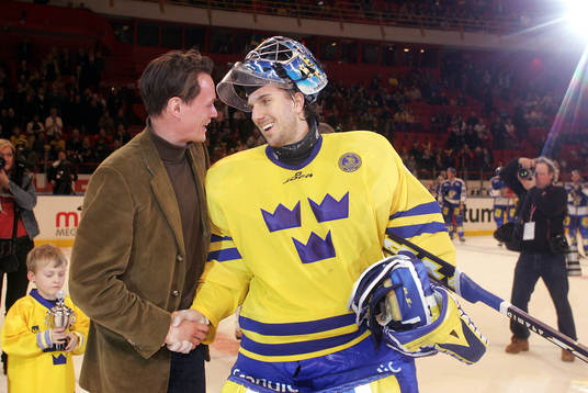Jesper Kärrbrink, VD, svenska spel och Henrik Lundqvist,