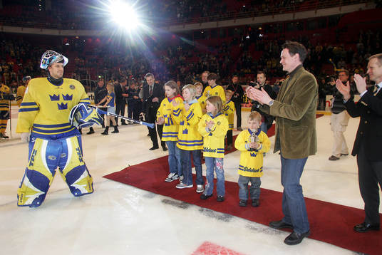 Jesper Kärrbrink, VD, svenska spel och Henrik Lundqvist,