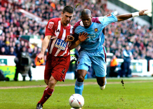 Fotboll, Engelsk, FA Cup, Sheffield United - West Ham