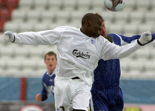 Mwape Miti, OOdense och Thomas Zvirgzdauskas, Halmstad