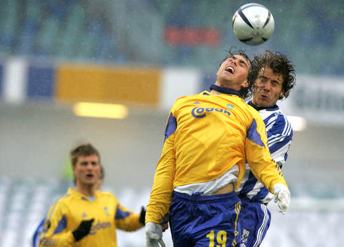 Johan Elmander, Bröndby och Karl Svensson, Göteborg