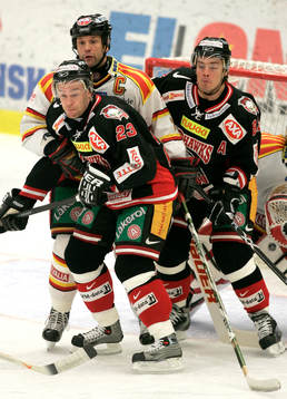 Ishockey, Elitserien. Malmö - Brynäs, Mikael Wahlberg och