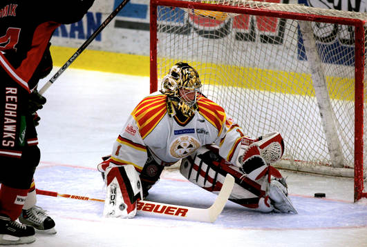 Ishockey, Elitserien. Malmö - Brynäs, Johan Holmqvist,