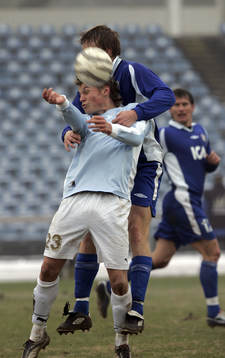 Peter Larsson, Halmstad och Markus Rosenberg, Malmö