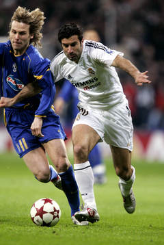 Fotboll, Luis Figo, Real Madrid