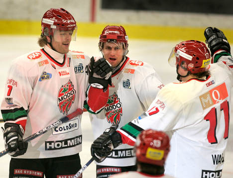 Ishockey, Malmö - Modo, Jesper Damgaard, Markus Näslund