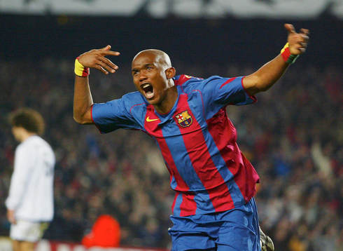 Samuel Eto'o, Barcelona (Jubel)