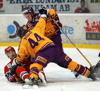 Scott Thornton, Södertälje och Sheldon Souray, Färjestad