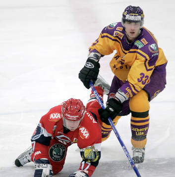 Zdeno Chara, Färjestad och Kyle Calder, Södertälje