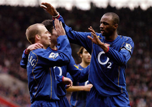 Fredrik Ljungberg, Arsenal jublar med Patrick Vieira