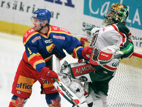 Nils Ekman, Djurgården och Henrik Lundqvist, målvakt,