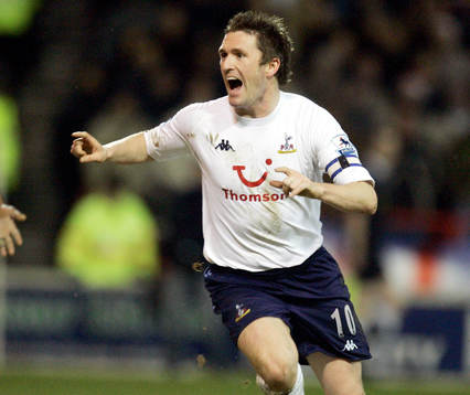 Robbie Keane, Tottenham, 2-0 (Jubel)