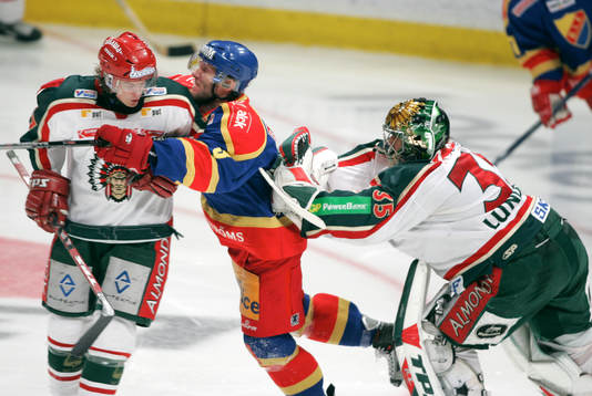 Nils Ekman, Djurgården och Henrik Lundqvist, målvakt,