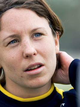 Hanna Ljungberg, rehab tränar