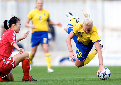 Sverige - Kina. Caroline Seger