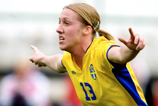 Sverige - Kina. sara Johansson, Jubel