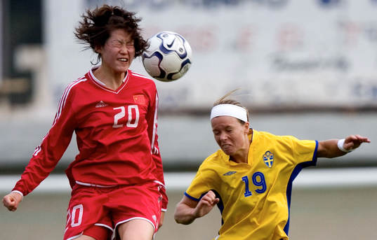 Fotboll, Sverige, landslag, dam, Algarve cup,  Sverige -