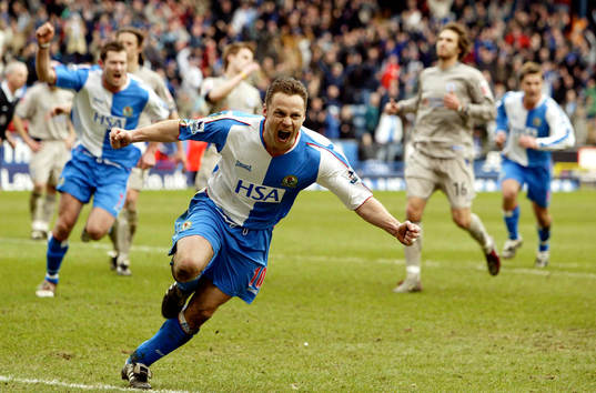 Paul Dickov, Blackburn, jubel