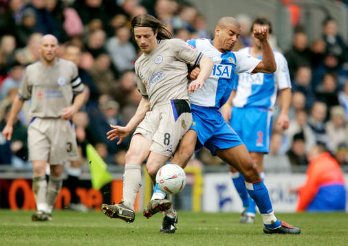 Blackburns Steven Reid mot Lilian Nalis, Leicester