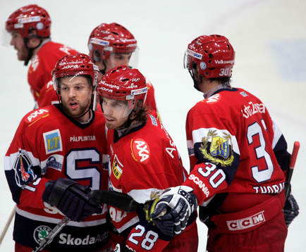 Robert Döme och Mikael Samuelsson, Södertälje, jubel