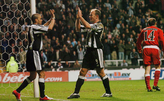 Alan Shearer, jubel