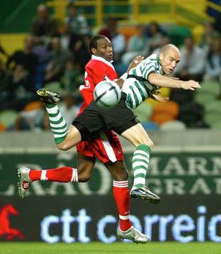 Fotboll, Sporting Lissabon - Middlesbrough, UEFA Cup,