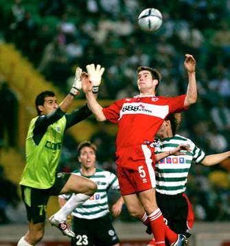 Fotboll, Sporting Lissabon - Middlesbrough, UEFA Cup, Chris