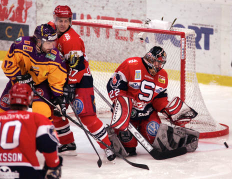 Rastislav Stana, målvakt och Petri Liimatainen,
