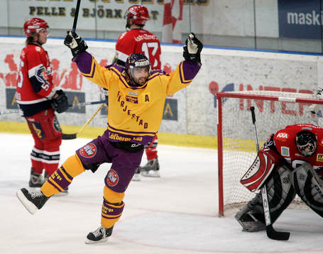 Mathias Johansson, Färjestad, jubel
