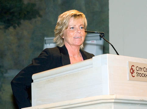 Marika Domanski Lyfors, förbundskapten damlandslaget