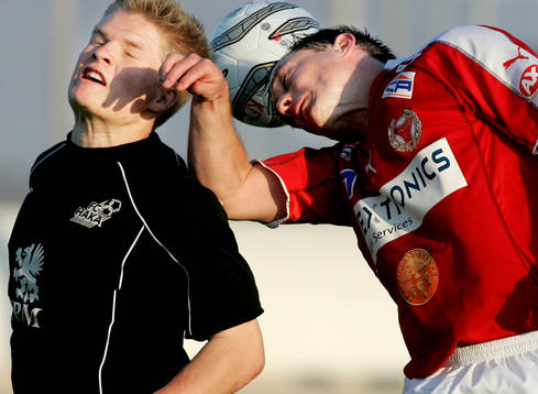 Fotboll, Träningsläger, Kalmar  - Haka. Mikael Blomberg,